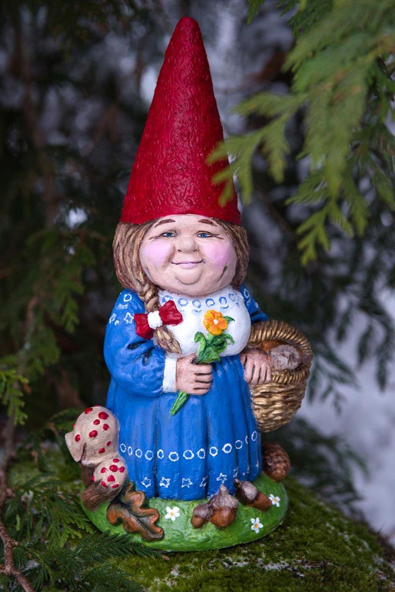 Mrs. Gnome with Basket